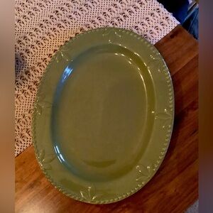 Sorrento oval stoneware 14 inch platter